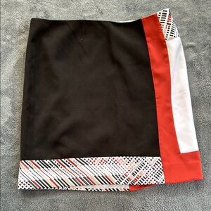 Stylish Black and Red Women's Skirt